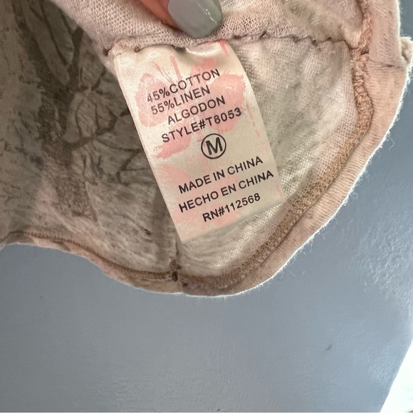 Embroidered Tshirt with Tree and Birds - Picture 14 of 14